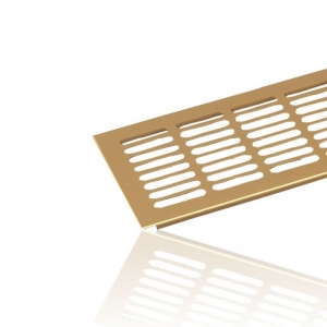Вентиляционная решетка AL LZG 7014 130х600 золотая